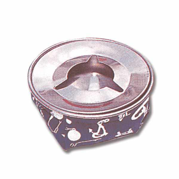 POSACENERE INOX BLUE